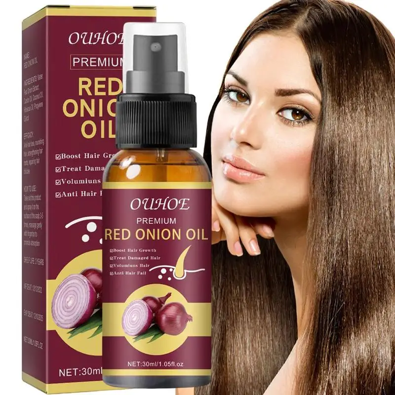 

Sdotter Onion Hair Thickening Spray 30ML Hair Oil With Onion Extract Onion Hair Growth Products For Men And Women Fast Growing A