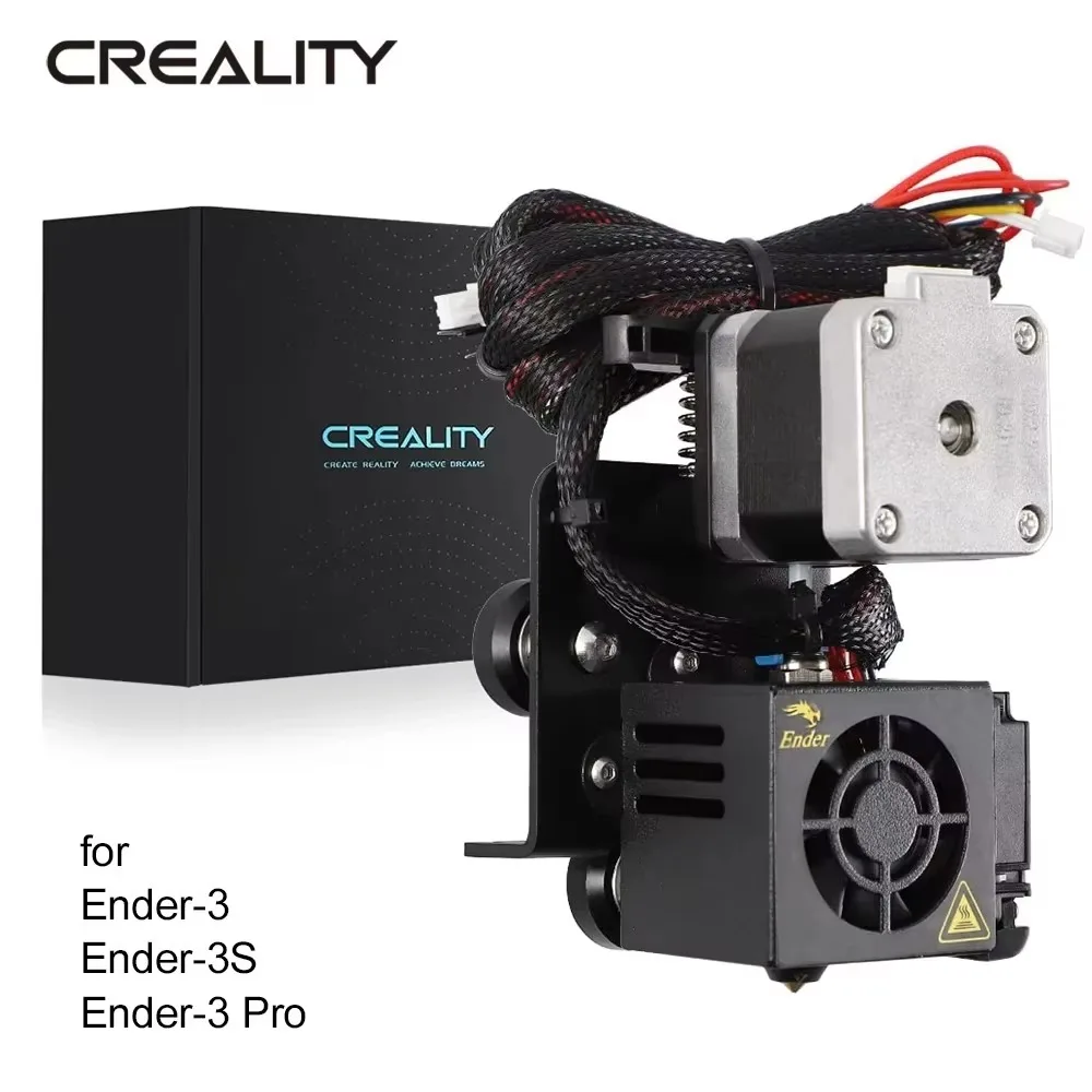 Фото Экструдер CREALITY Ender 3 с прямым приводом для Ender 3 / Ender-3 Pro, модернизированный комплект хотэнда с шаговым двигателем 42-40 и кабелями вентилятора 1,75 мм №4