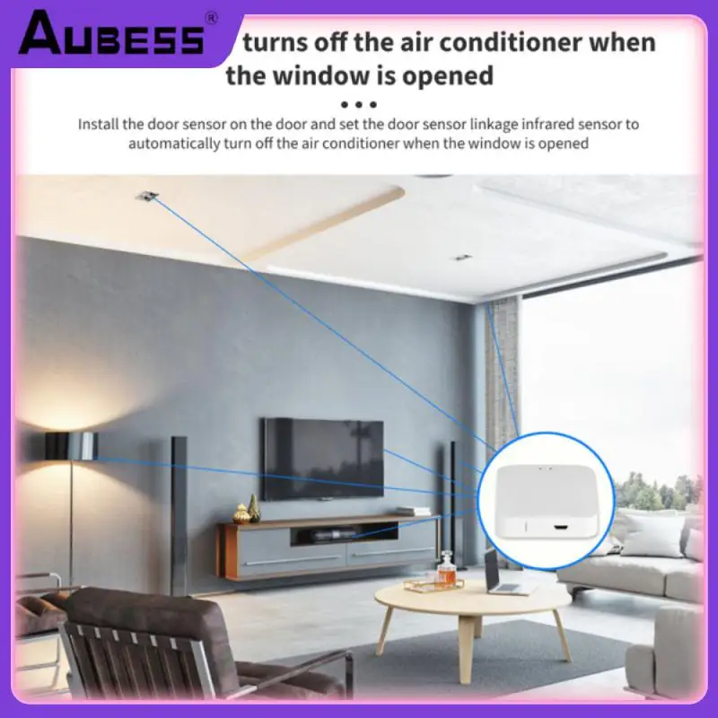 

Smart Gateway Hub Wide Compatibility Reliable Concentrator Wireless Multi-model Smart Home Via Smart Life App Works With Alexa