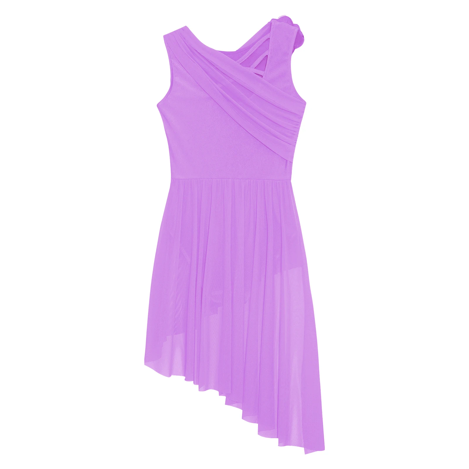 Детское современное лирическое танцевальное платье с блестками для девочек