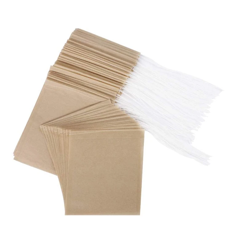 

1000 Pcs Biodegradable Paper Teabags,Drawstring Eco-Friendly Tea Bag,Filter Tea Bags For Loose Leaf/Tea/Powder Herbs