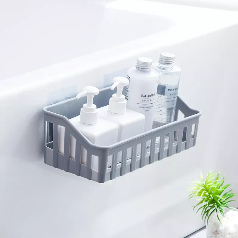

2022 Adhesive Storage Rack Kitchen Home Decoration Corner Shower Shelf Rack Storage Rack Accessories 3 Color