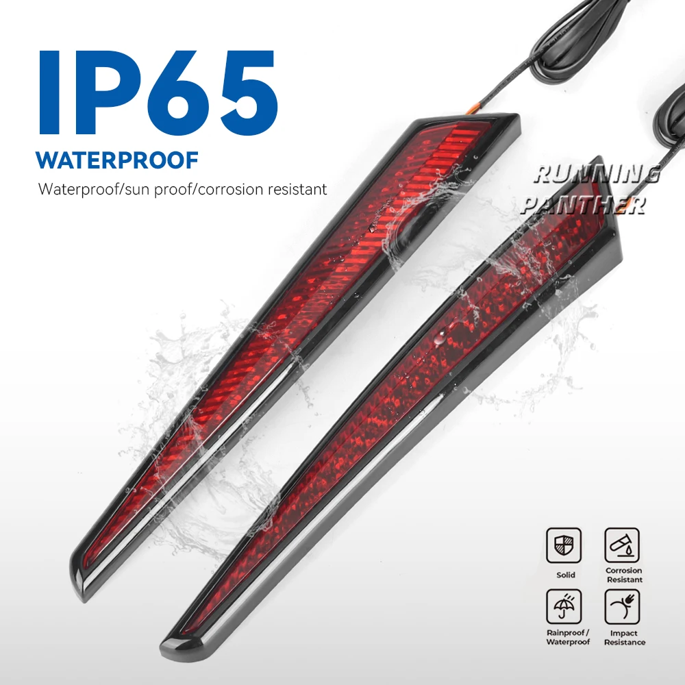 Верхняя Подвеска для мотоцикла боковая подсветка багажника декоративная