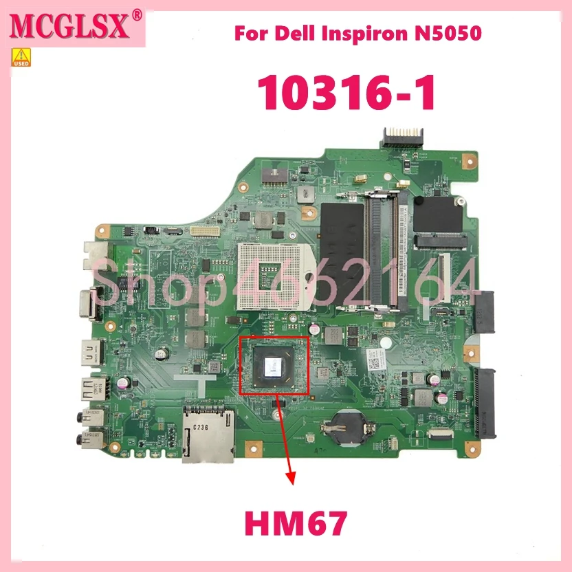 

10316-1 CN:0FP8FN HM67 материнская плата для ноутбука DELL Inspiron N5050 V1550 материнская плата для ноутбука 100% протестирована ОК