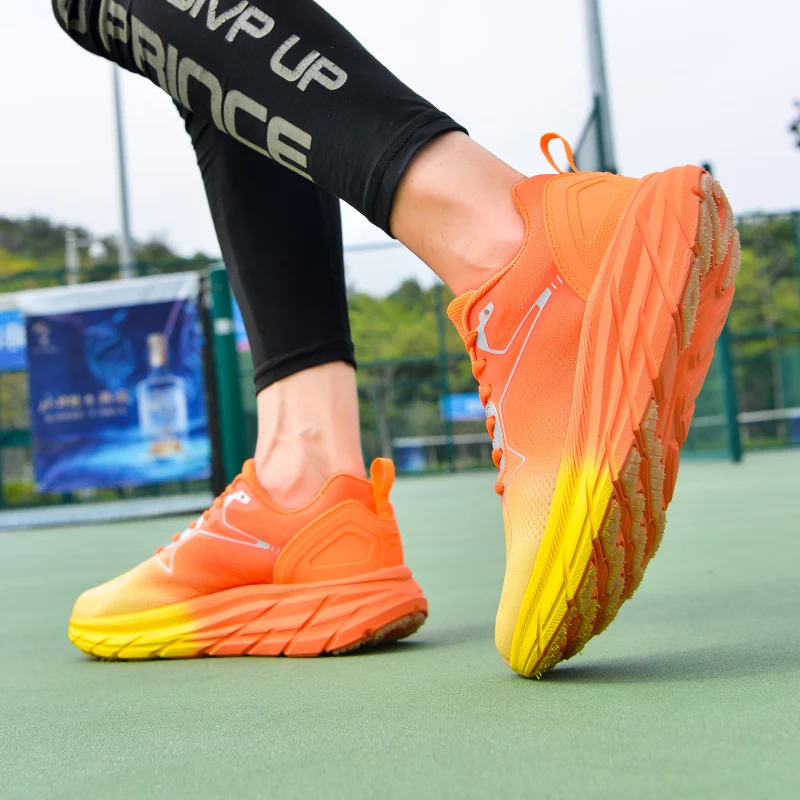 Men Sneaker Cushioning Outdoor Road Running Shoes Sport Shoes Elastic Women Walking Shoes Tenis Masculino Zapatilla Hombre