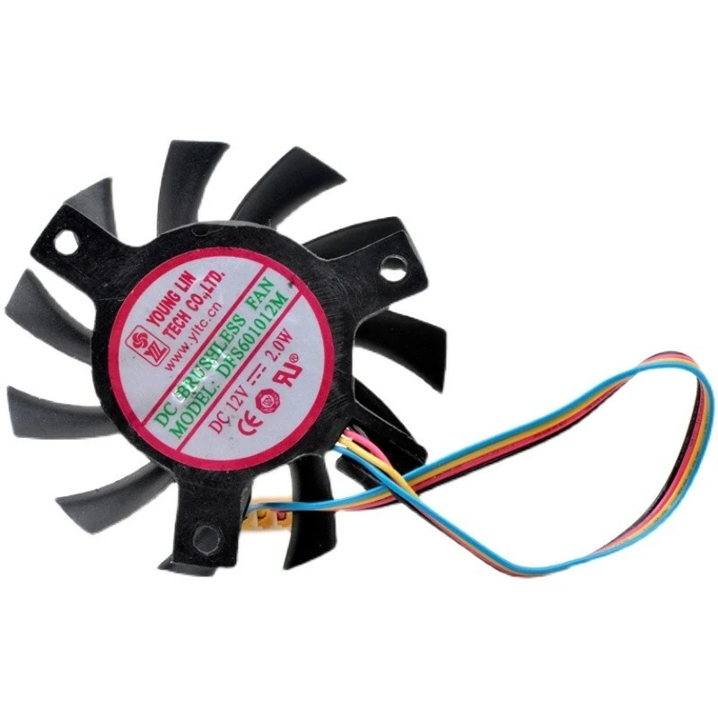 Вентилятор D FOR YOUNGLIN DFS601012M DC12V 2W 55 мм, 4-контактный, для роутеровпромышленного оборудования (art.: 3920d9fd677ad) - 3920d9fd677ad