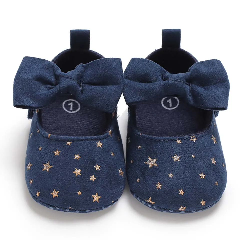 

Baby Girls Shoes Infant Spring Autumn Fashion Bow Knot Prewalker Newborn Princess Mary Jane Toddler Soft Sole First Walker 0-18M