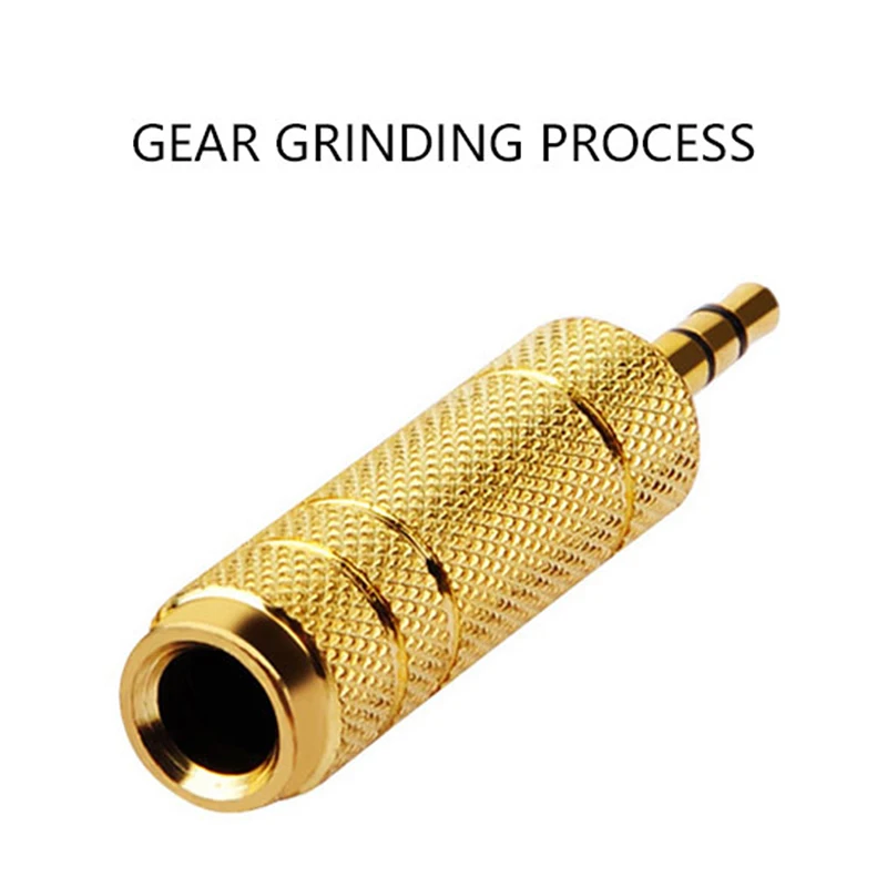 

1PC 3.5 To 6.5 Conversion Head Plug Converter Stereo Audio Adapter Jack Converter Microphone Audio Cable Male To Female Adapter