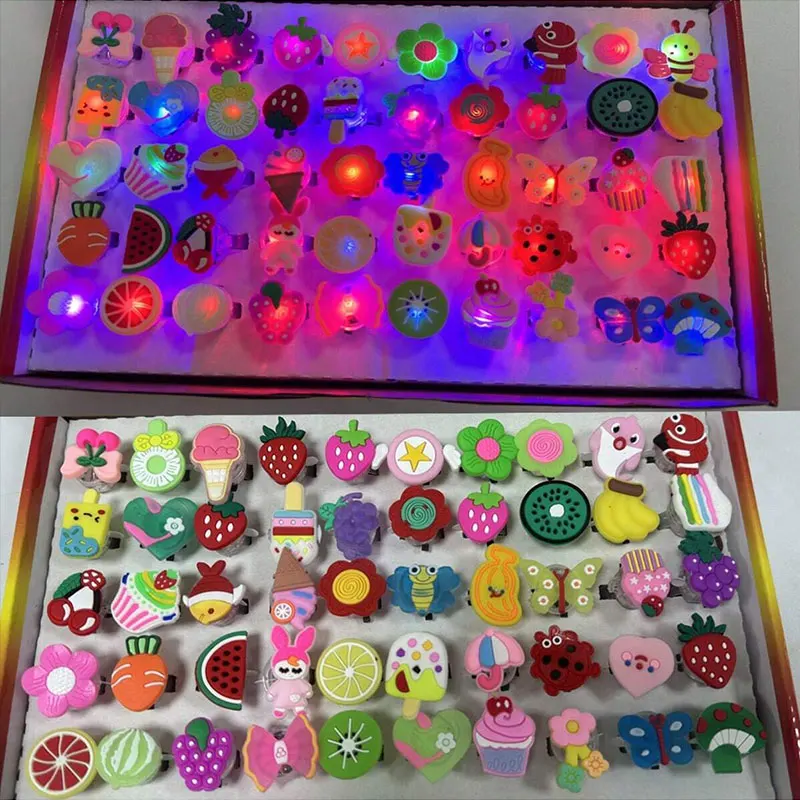 

Светящиеся LED-кольца с рисунками (50 шт.)