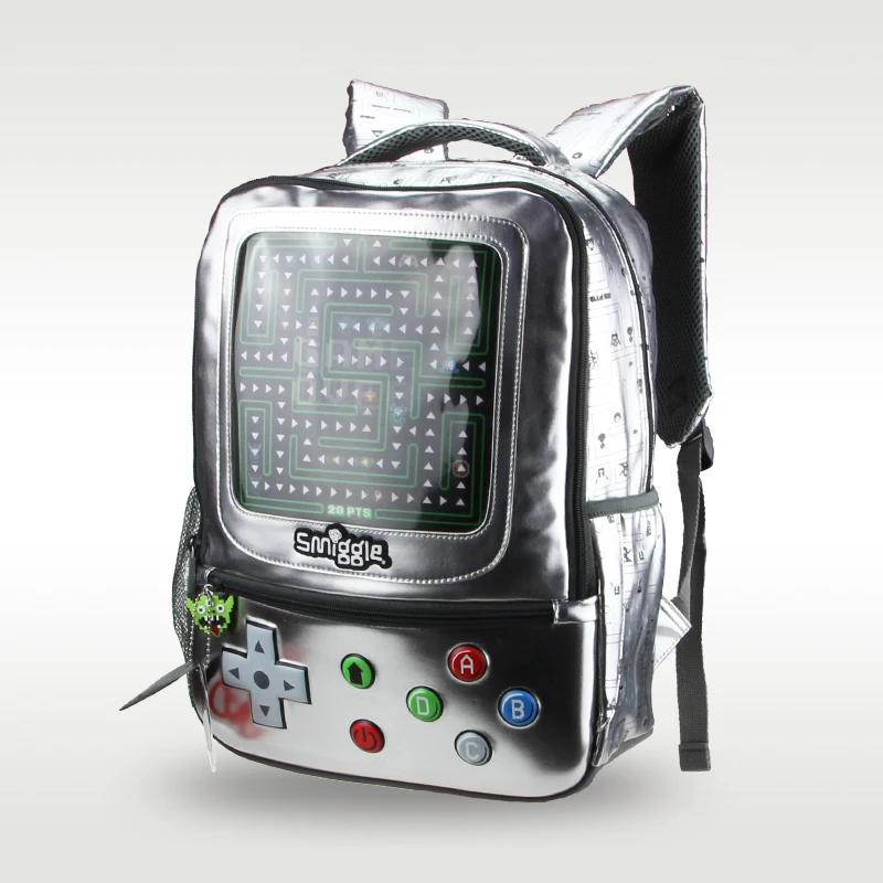 

Австралийская оригинальная креативная игровая консоль с ручкой, школьный портфель для мальчиков и учеников, водонепроницаемый рюкзак из искусственной кожи размером 16 дюймов