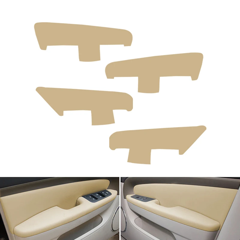 

Car-styling Interior Door Panel Armrest Leather Cover Trim 4pcs Beige with Mount Fittings For Chevrolet Epica 2007 - 2013