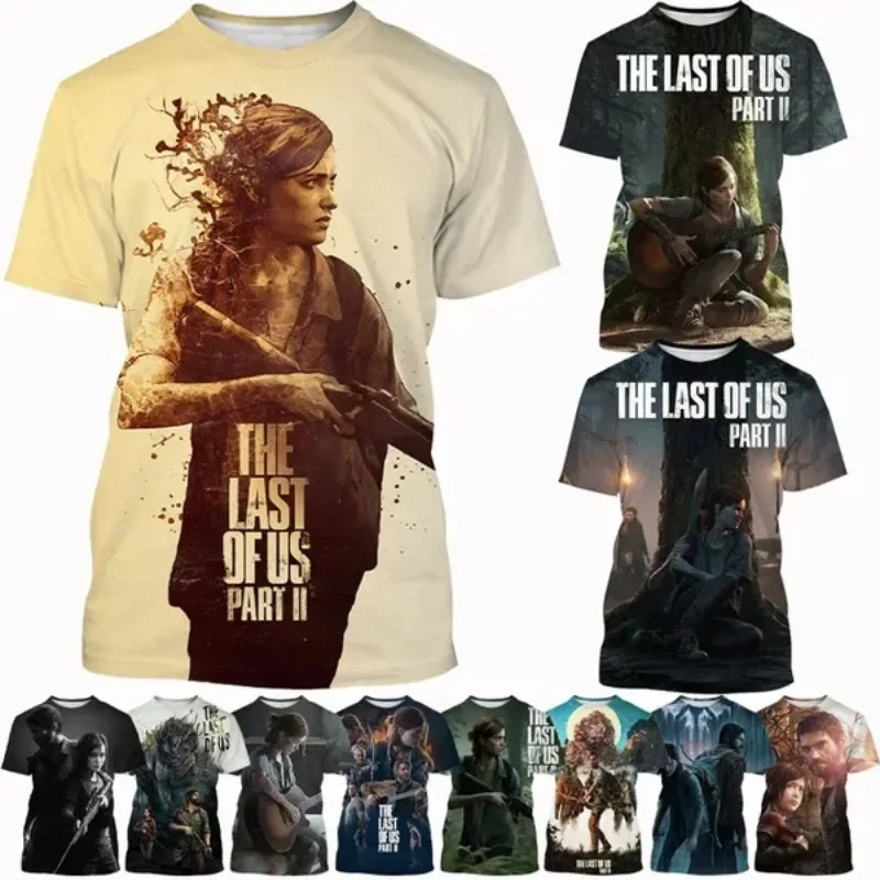 

Popular The Last of Us Part 3D Print T Shirt Fashion Cosplay Men's Clothing Men and Women Personality Casual T-shirt Halloween