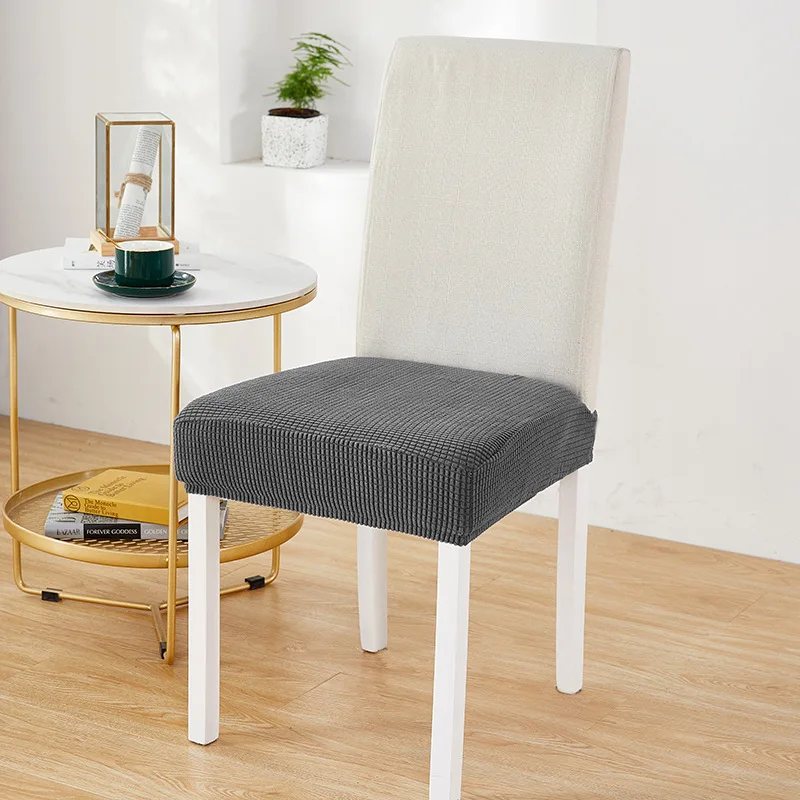 

Elastic Solid Printed Seat Cover for Chair Slipcovers for Dining Room Chair Protector Chair Cover Thick Stretch Chair Cover