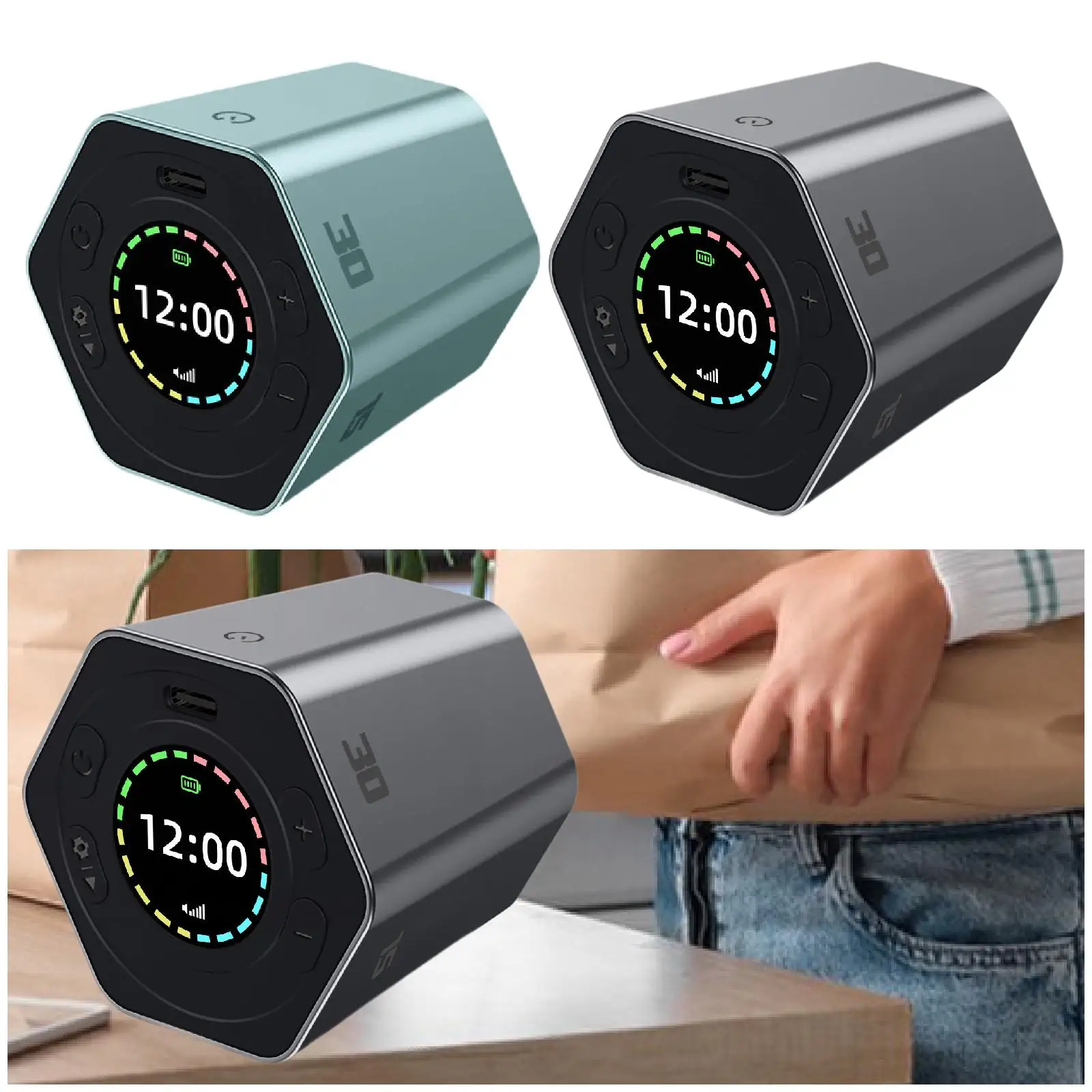 Кубический таймер с гравитационным датчиком кухонный для рабочих задач и встреч