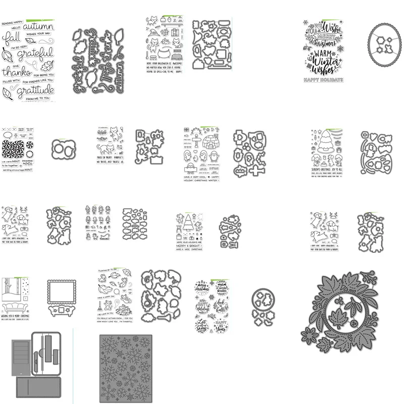 

2023 New arrival Metal Cutting Dies Essentials diy Scrapbooking Photo Album Decorative Embossing PaperCard Crafts Die