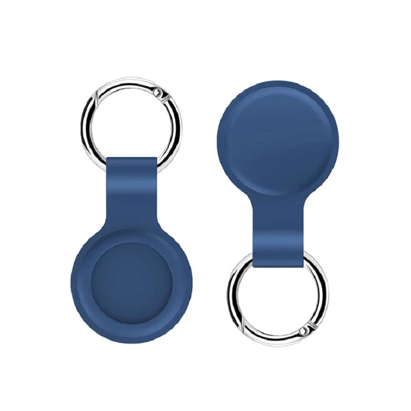

Cover for Apple Airtags Case Liquid Silicone Protective Shell tracker Accessories Anti-scratch Sleeve Keychain Air tag case