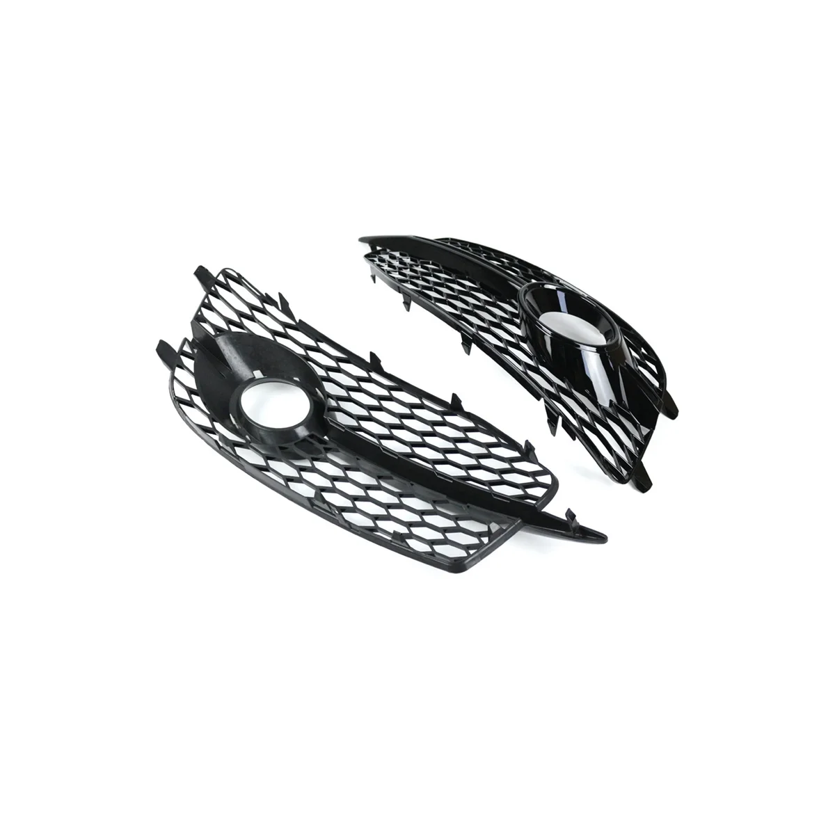 2 шт. автомобильный бампер противотуманная решетка-гриль для Audi Q3 S-Line 2012-2014 8U0807681D