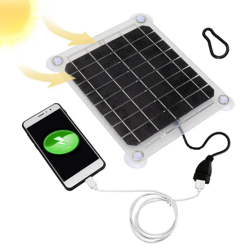 

10W Portable Solar Panel Generators With USB DIY Cell Battery Charger For Power Bank Outdoor Travel Camping Sunlight Home
