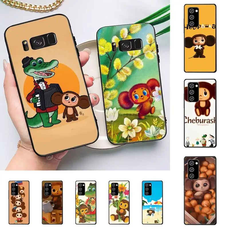 

RuiCaiCa Cartoon Cheburashka Phone Case For Samsung Galaxy Note 10Pro Note 20ultra cover for note20 note 10lite M30S Back Coque