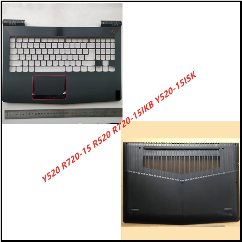 

New Laptop Palmrest Upper Cover Bottom Cover Carcass Housing Cover Case For Lenovo Y520 R720-15 R520 R720-15IKB Y520-15ISK Shell