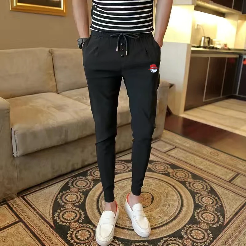 

Horse Autumn Golf Wear Men Slim Stretch Fashion Little Feet Pants 2022 Golf Men's Clothes Golf Pants Men's Golf Wear Malbon Golf