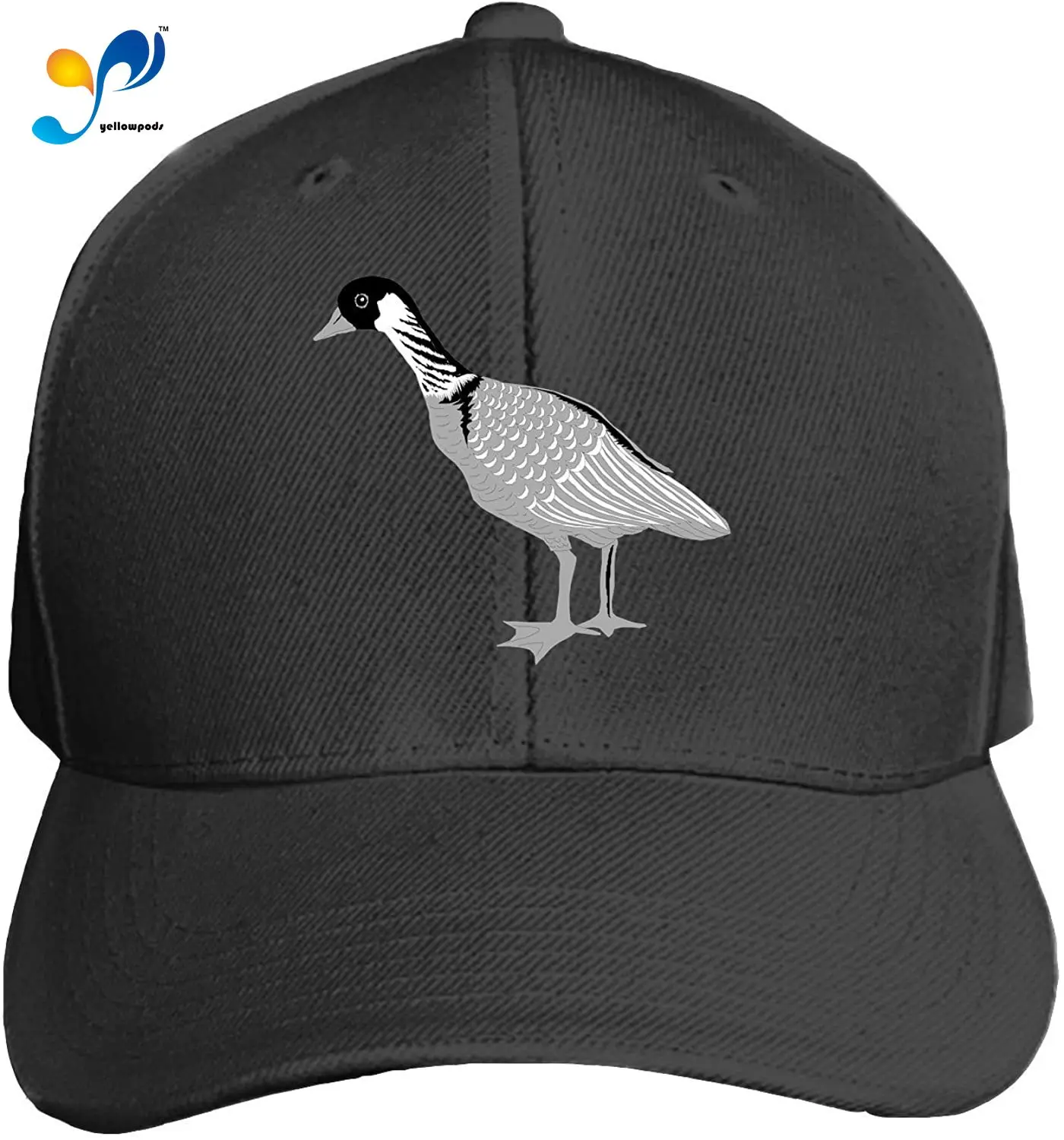 

Goose Unisex Washed Twill Baseball Cap Adjustable Peaked Sandwich Hat