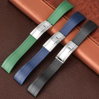 2022 new style classical black blue green straight ear for luxury replacement watch strap 20 mm 21 mm replace business watchband