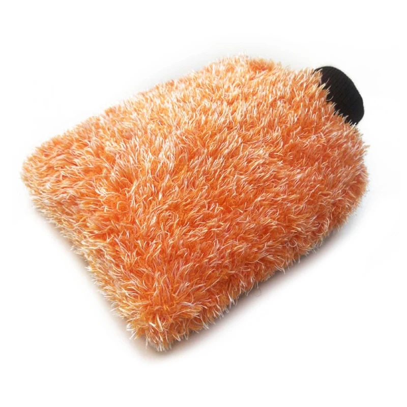 

Microfiber Car Wash Mitten Soft Plush Brush Cleaning Washing Sponge Glove