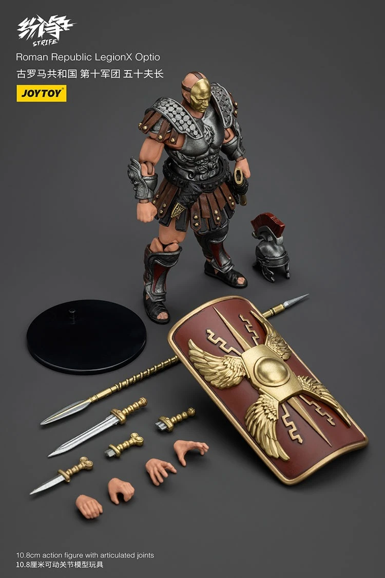 Фото Фигурка JOYTOY Strife Roman Republic LegionX Optio: Коллекционная модель, подарок, украшение №5