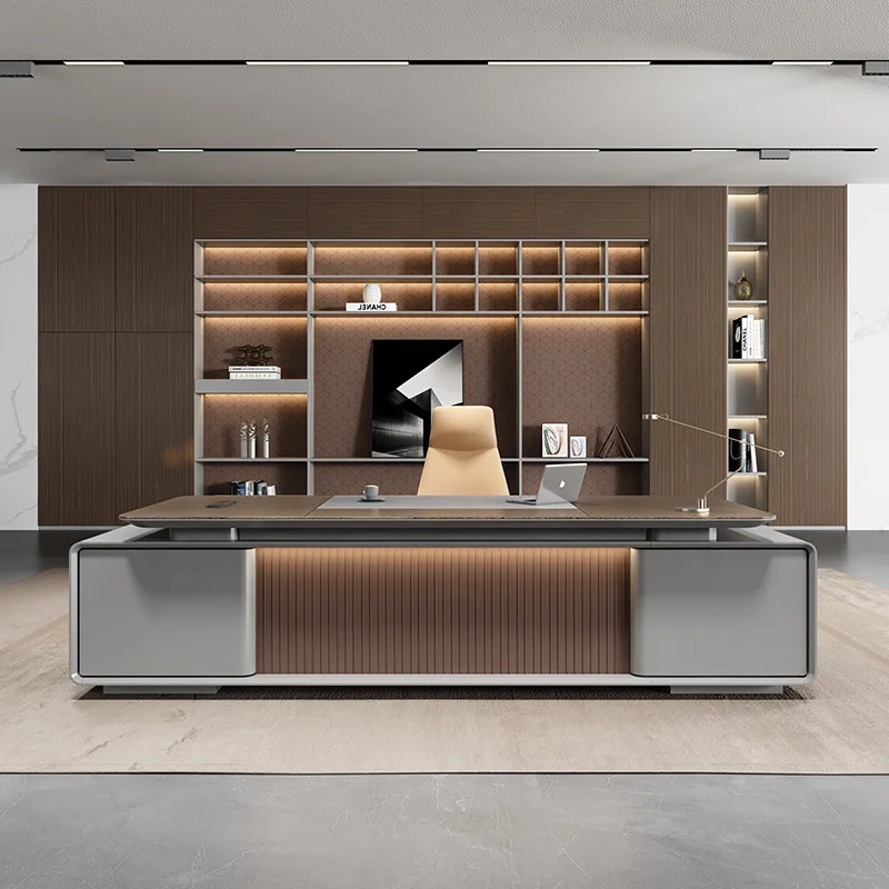 Свет для пожилых людей роскошный стол президента Тайпан краска офисная мебель