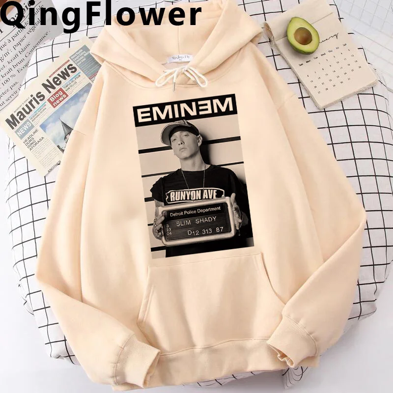 

Мужские толстовки Eminem с принтом манга, винтажная мужская одежда Ulzzang