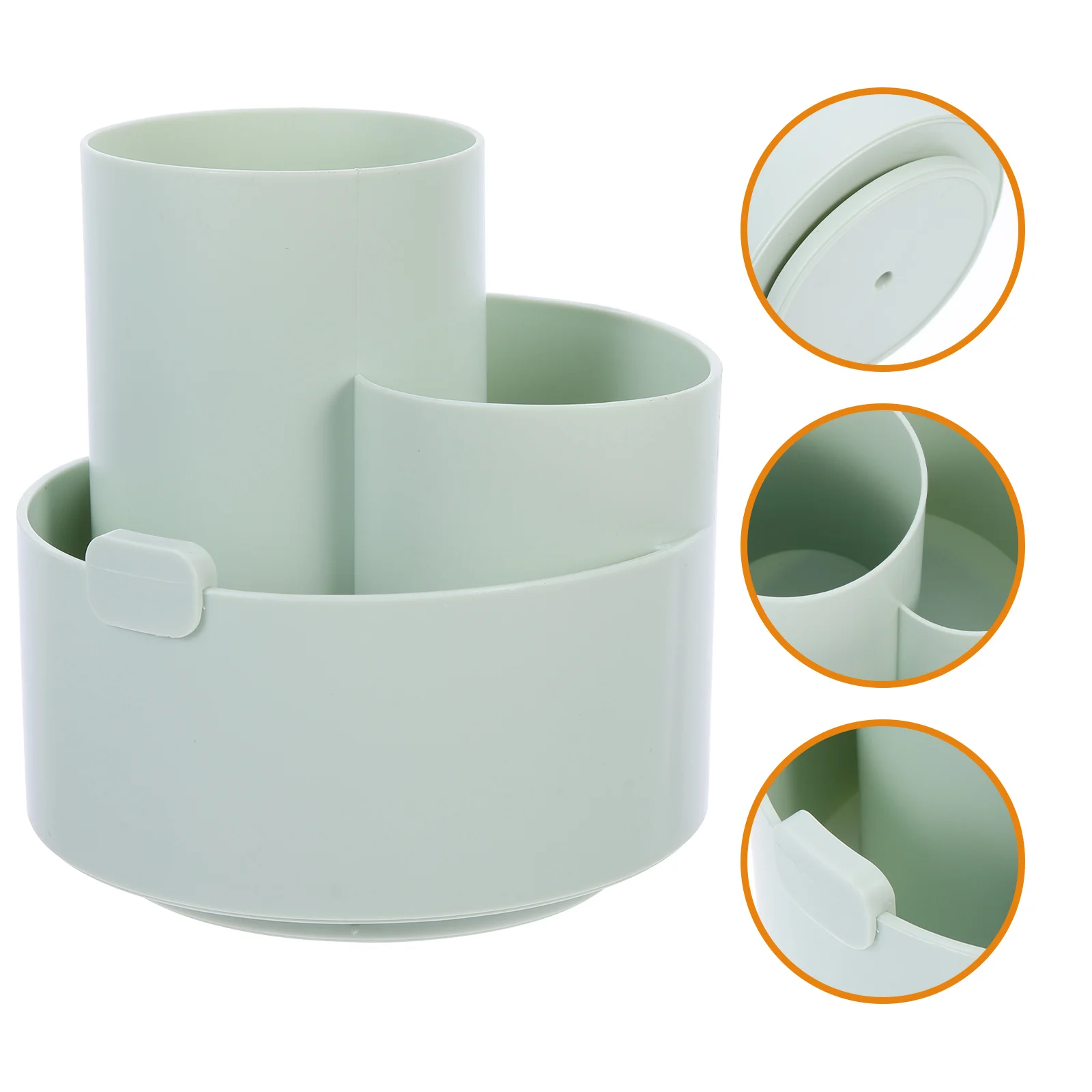 

Pen Holdercaddy Organizer Desktop Remote Controlstand Eraser Desk Storage Wire Office Stationery Businessbox Rotaterotating