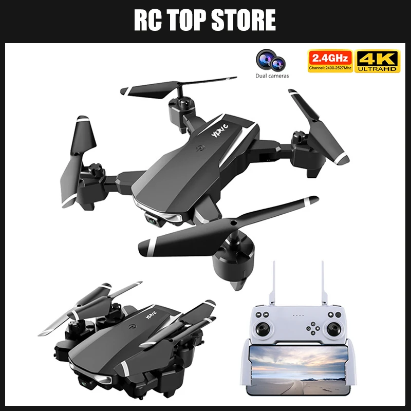 

2022 NEW S90 Mini Drone With ESC 4k Profession HD Wide Angle Camera WiFi Fpv Height Keep Helicopter RC Foldable Quadcopter Toys