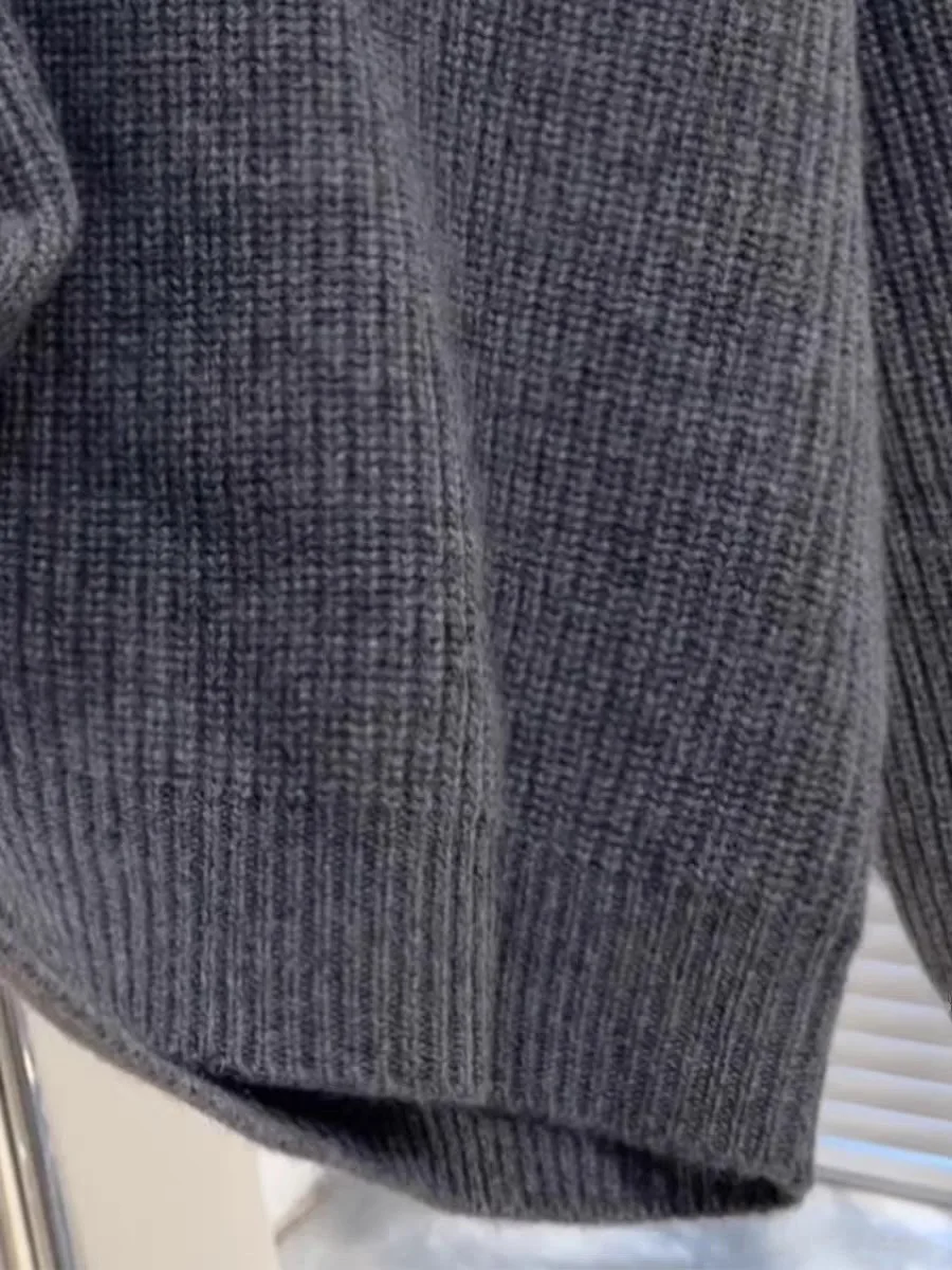 Осенне-зимний свитер из 100% мериносовой шерсти женский вязаный пуловер с