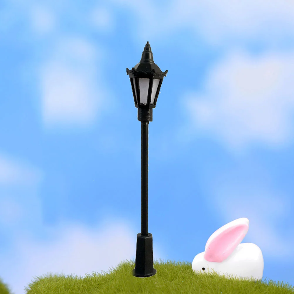 10 шт. реквизит модель уличного фонаря декор рождественская деревня пост абс для