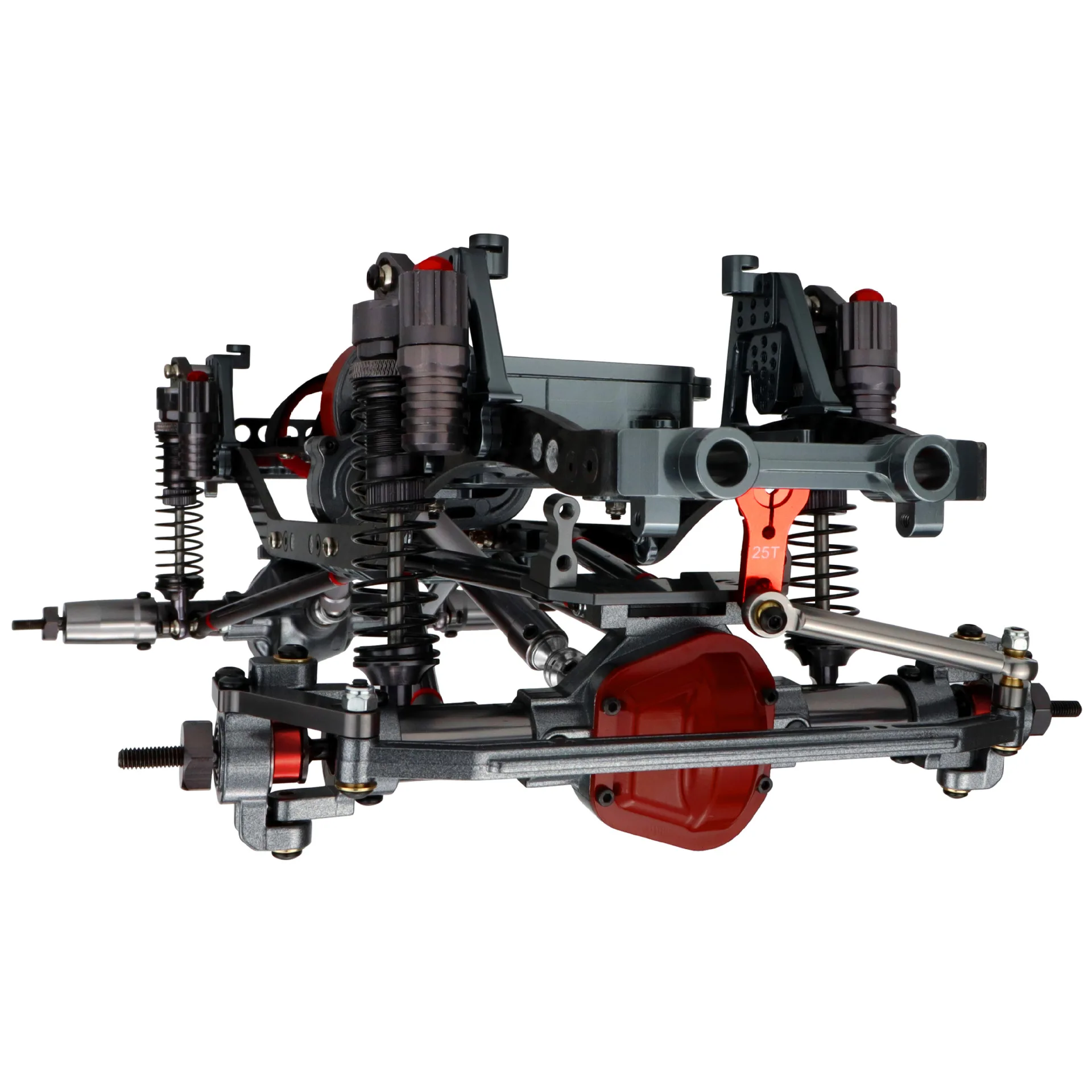 

Metal CNC Front Rear Axle with Servo Base for 1/10 RC Rock Crawler Car Axial SCX10 RC4WD D90 Upgrade Parts