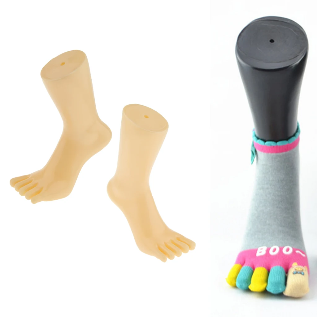 

1 Pair of Mannequin Feet Model for Socks Shoes Anklets Display
