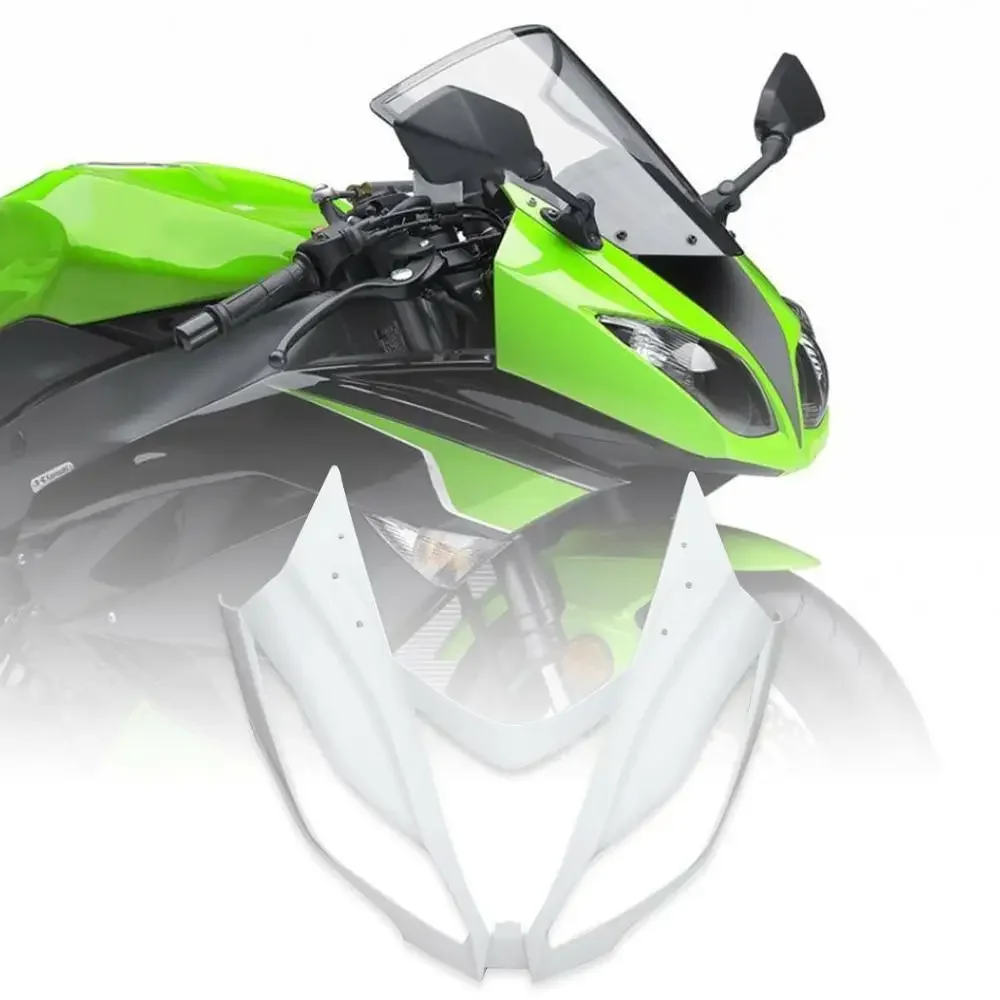 Мотоциклетный АБС-пластик верхний передний обтекатель нос для Kawasaki Ninja ZX6R ZX636