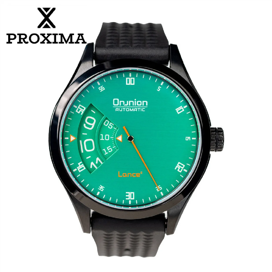 

OMNION OM-01 42MM Dress Watch Circular Calendar Dial Retro Luxury Automatic Mens Watches Sapphire Crystal 20Bar Waterproof Reloj