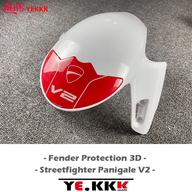 

Fender Protection 3D Stereo Italy Sticker Decal DUCATI Logo For Ducati Streetfighter V2 V2RPanigale V2 V2R Italian