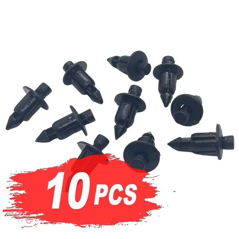 

Мотоциклетный пластиковый обтекатель, заклепки, крепежные зажимы для панели, 6 мм для Honda Suzuki Kawasaki, автомобильные крылья, бамперы, зажимы