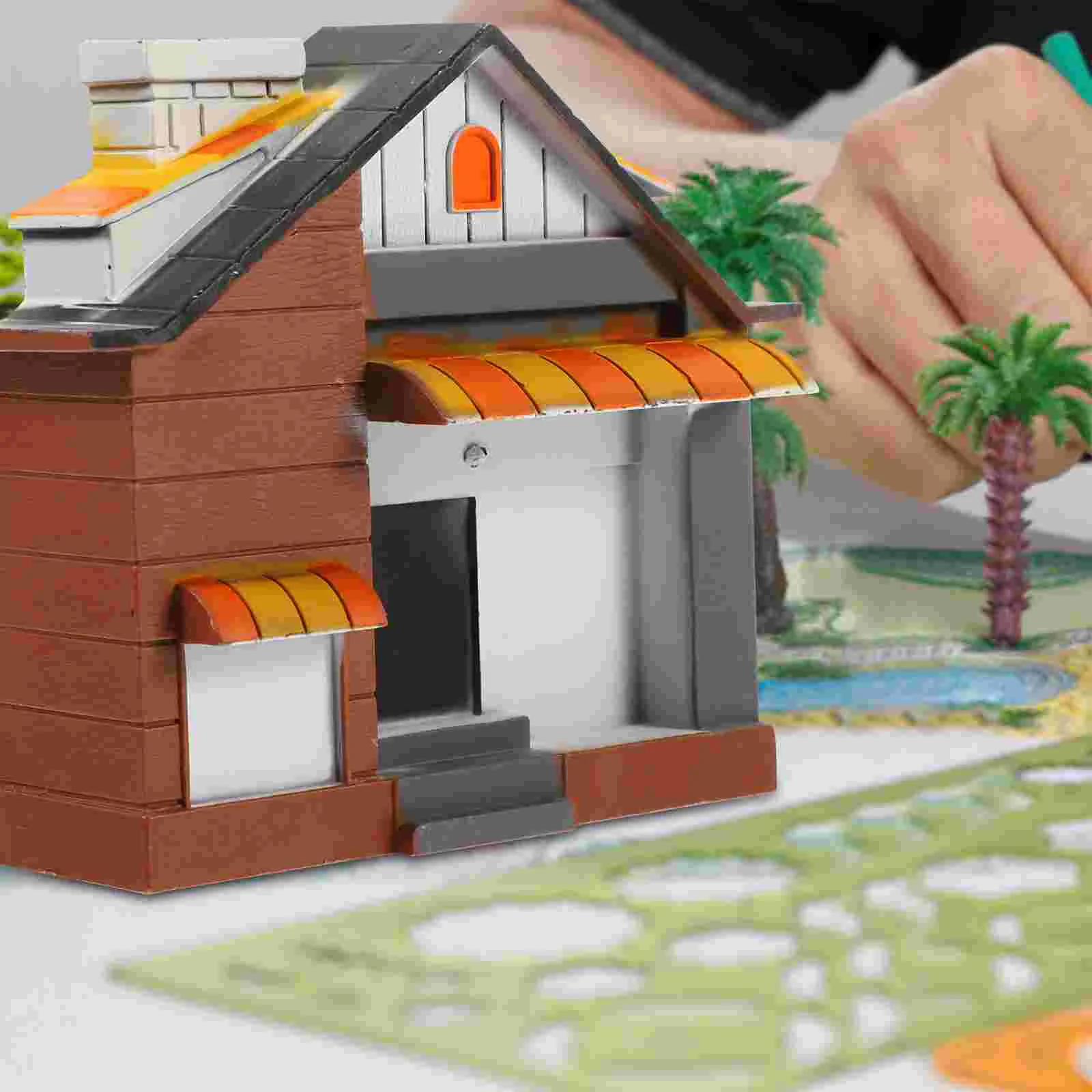 

3Pcs Building Prop Micro Landscape Sand Table Miniature Micro Landscape Ornaments Miniature House Decor