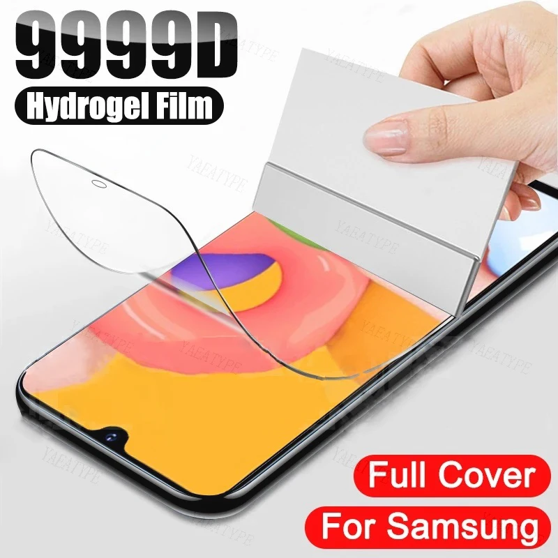 Гидрогелевая пленка с полным покрытием для Samsung Galaxy A51, A52, A71, A72, A31, A32, A42, A50, A70, защитные пленки для F41, F62, M51, M31S