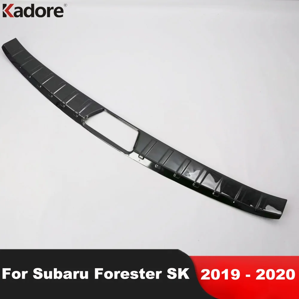 

Rear Trunk Bumper Cover Trim For Subaru Forester SK 2019 2020 Stainless Steel Inner Tail Gate Door Sill Plate Guard Car Styling