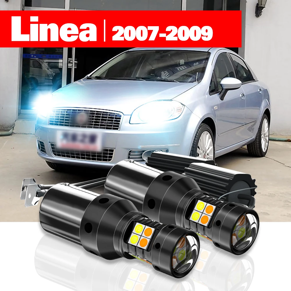 Для Fiat Linea 2 шт. светодиодный двухрежимный указатель поворота + дневные ходовые