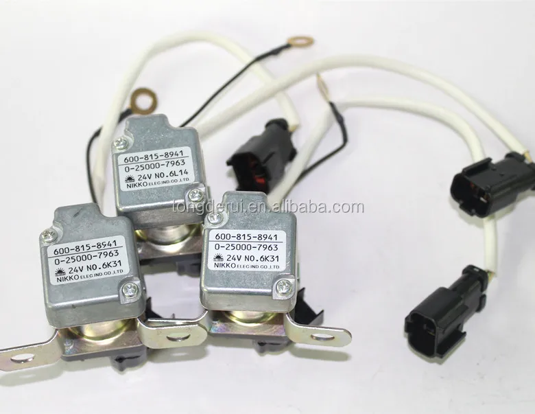 PC270-8 PC200-8 Relai Keselamatan Pemula Ekskavator 600-815-8941