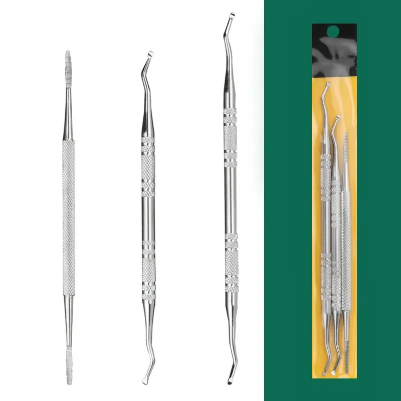 

3 шт., двусторонний крючок для ухода за вросшими ногтями