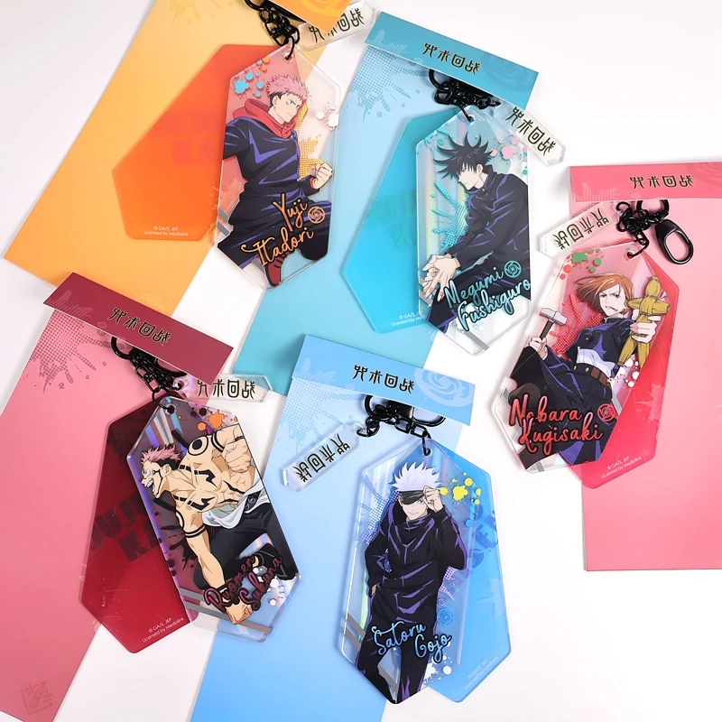 Аниме Jujutsu Kaisen Kugisaki Nobara Satoru Gojo Fushiguro Megumi Itadori Yuji Косплей Рюкзак Подвеска Акриловый