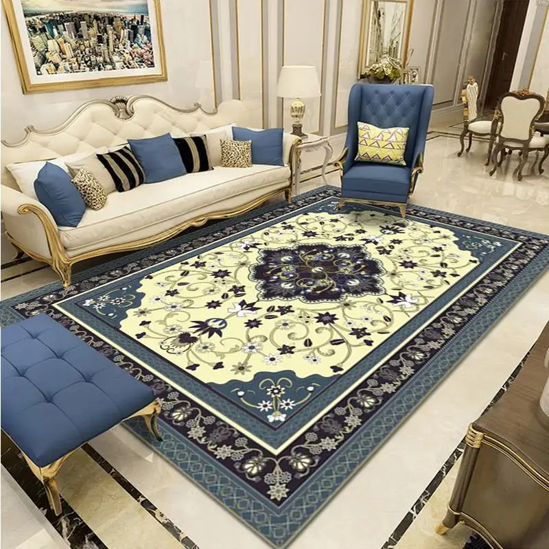 

Thickened plush Carpets for Living Room Area Rugs Large Non-slip Bath Mat Entrance Door Mat Printed Carpet Bedroom Parlor Carpet
