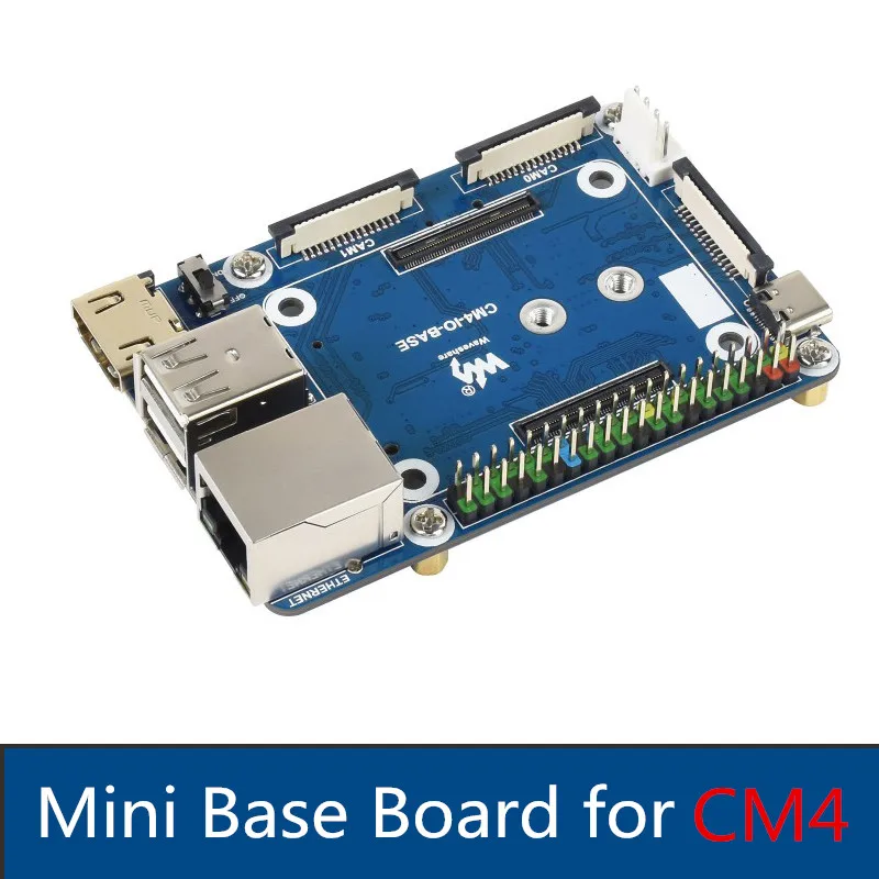 Базовая мини-плата (B) для компьютерного модуля Raspberry Pi 4 встроенный разъем